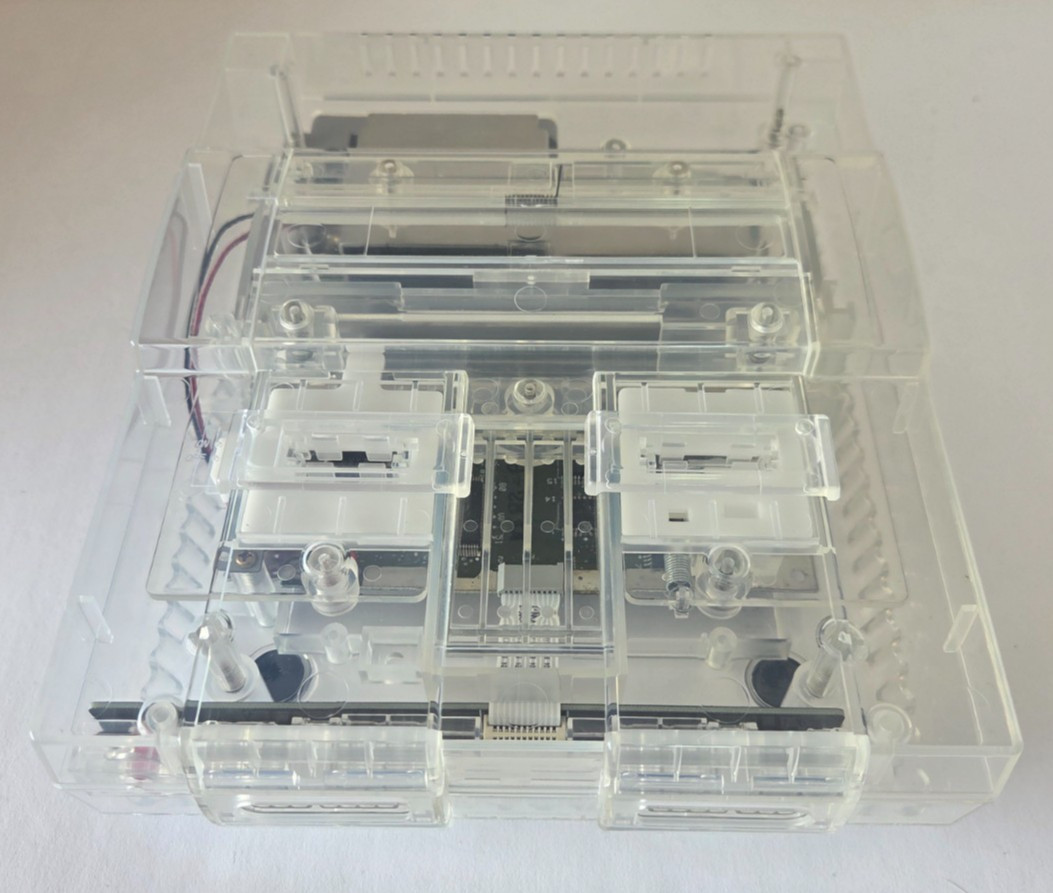 Custom Super Nintendo Console Transparent/Clear with UPGRADED power supply