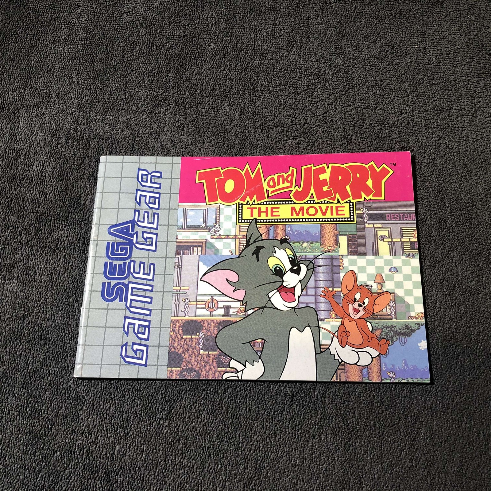 Sega Game Gear Tom And Jerry The Movie EUR Very Good Condition