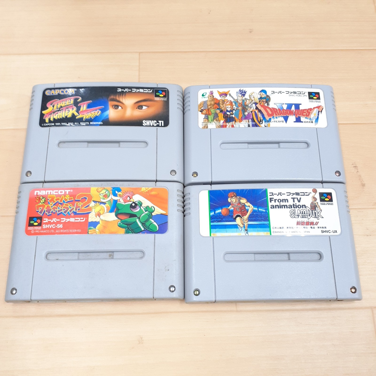 Nintendo Super Famicom Console Japan with Box, Mario Kart Storage Case &10 Games