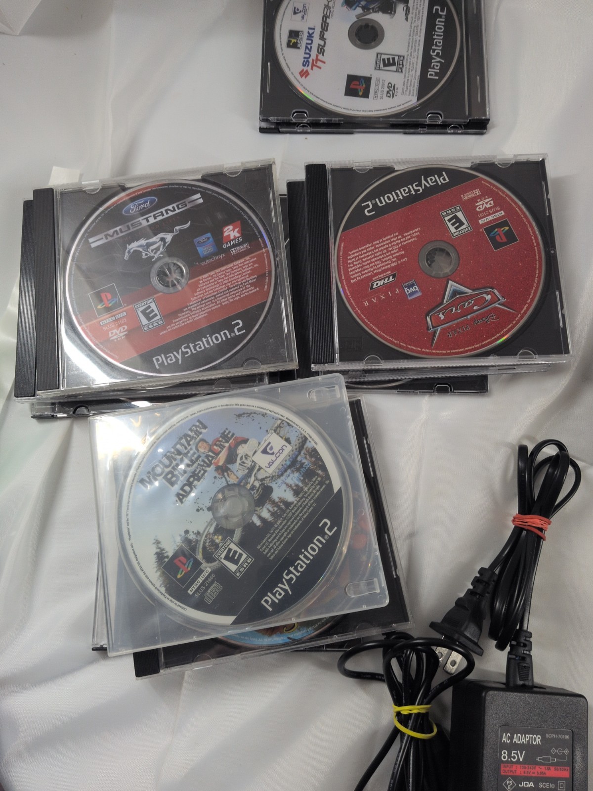 Sony PlayStation 2 Slim PS2 Console SCPH-77001 & 19 Game Bundle w/ Controller…