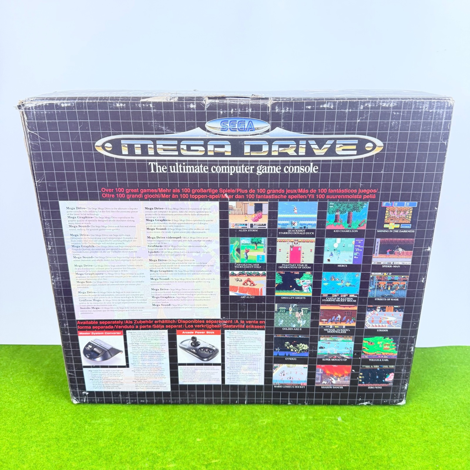 SEGA MEGA DRIVE 16-BIT CONSOLE PRECIOUS GAMES 💎 GAME BOX – HEADED 🎁