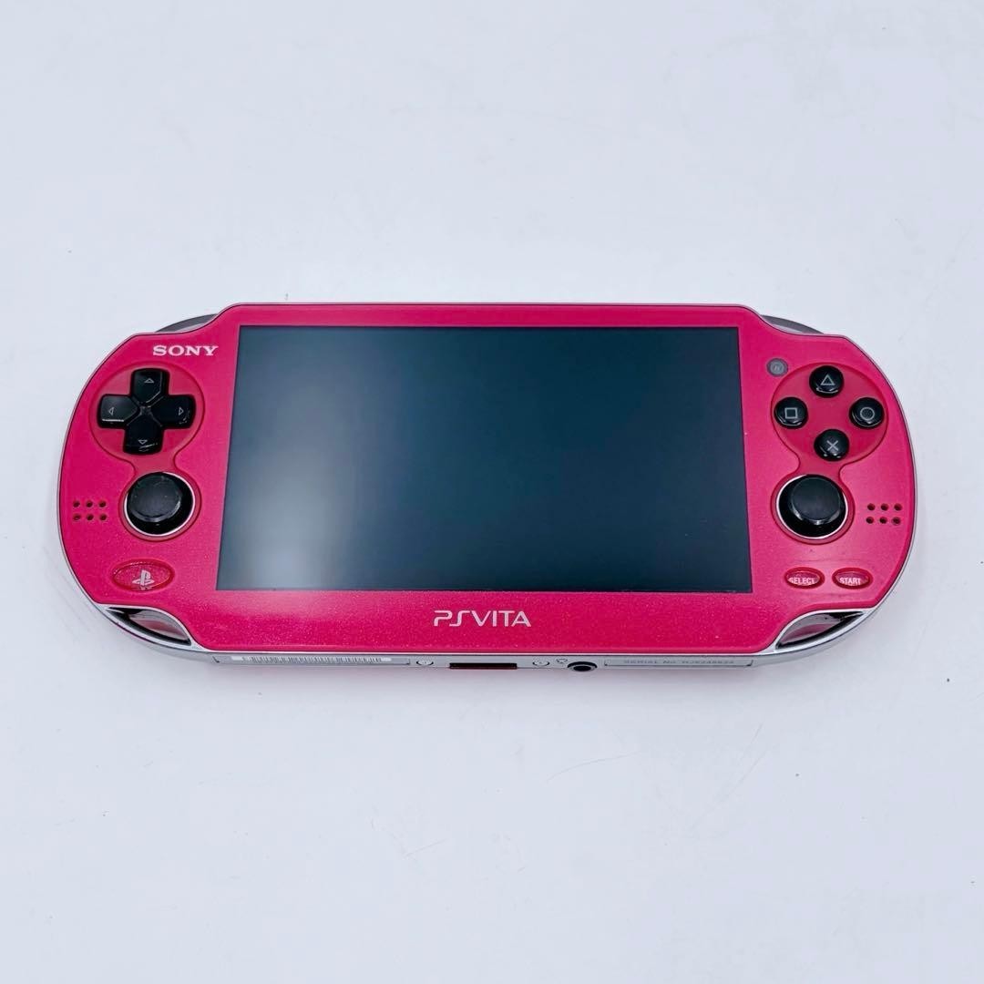 Excellent SONY PlayStation Vita Wi-Fi Model Cosmic Red Limited Edition PCH-1100