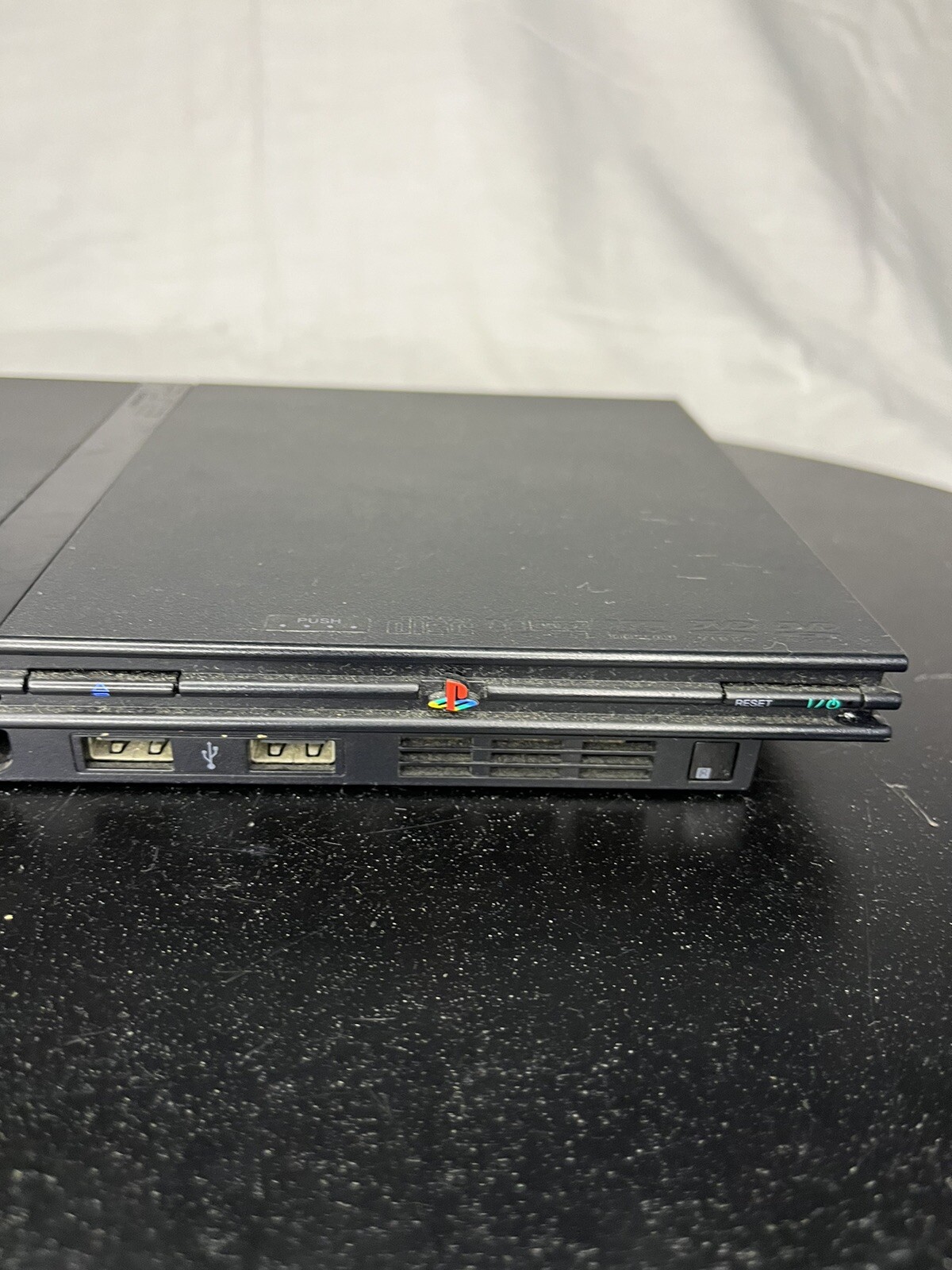 Sony PlayStation 2 PS2 Slim SCPH-70001 Gaming Console – W/ Controllers And Cords