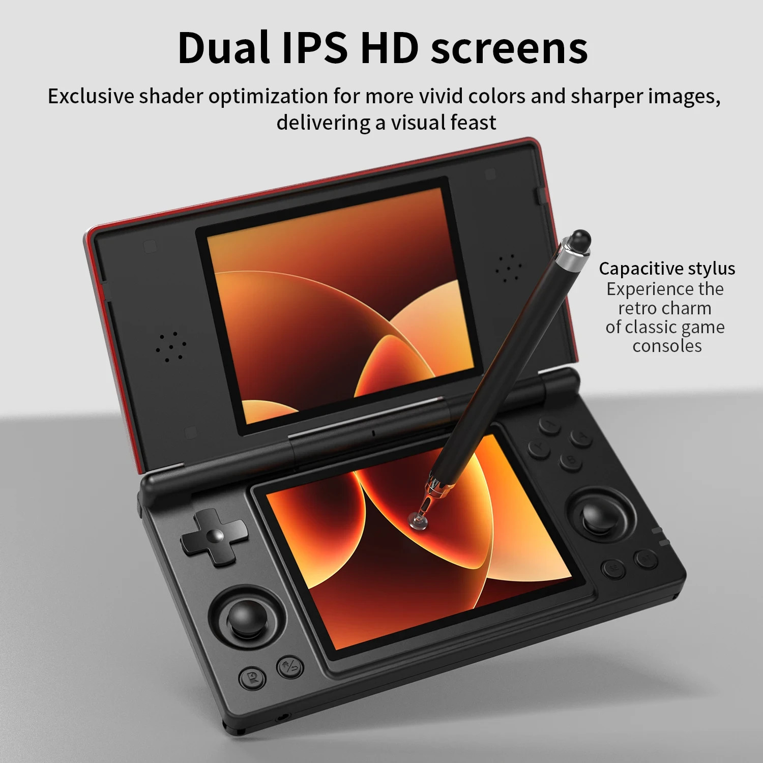 RG DS Foldable Handheld Game Console RK3568 Anbernic RG DS Android 14 System Two