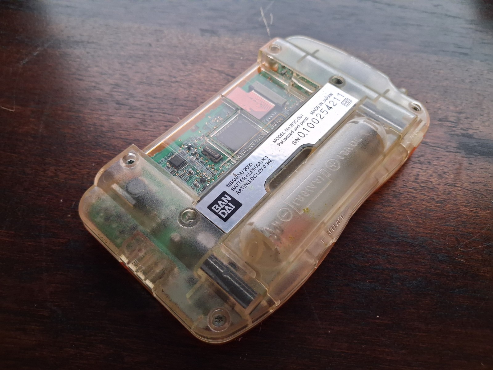 WonderSwan Color Console Crystal Orange | US Seller