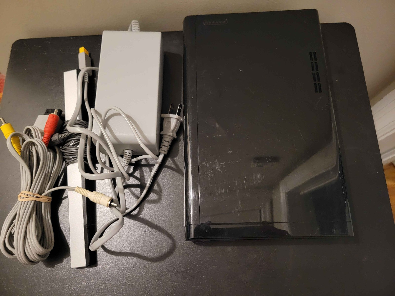 Nintendo Wii U Console (Deluxe 32GB) and Cords (no gamepad)