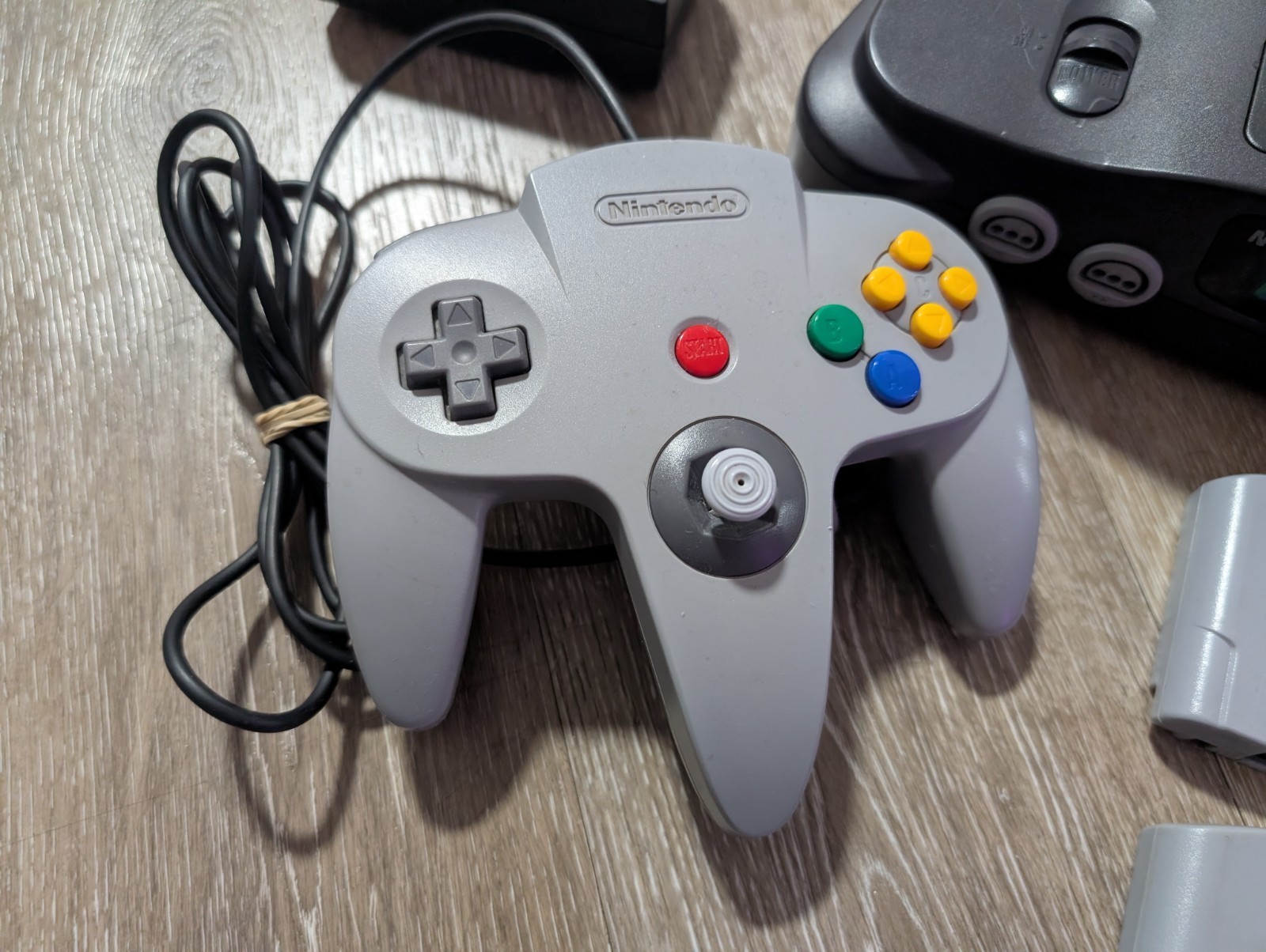 Nintendo 64 N64 Console System Bundle W/ Controller, Cables, Mario Kart | Tested