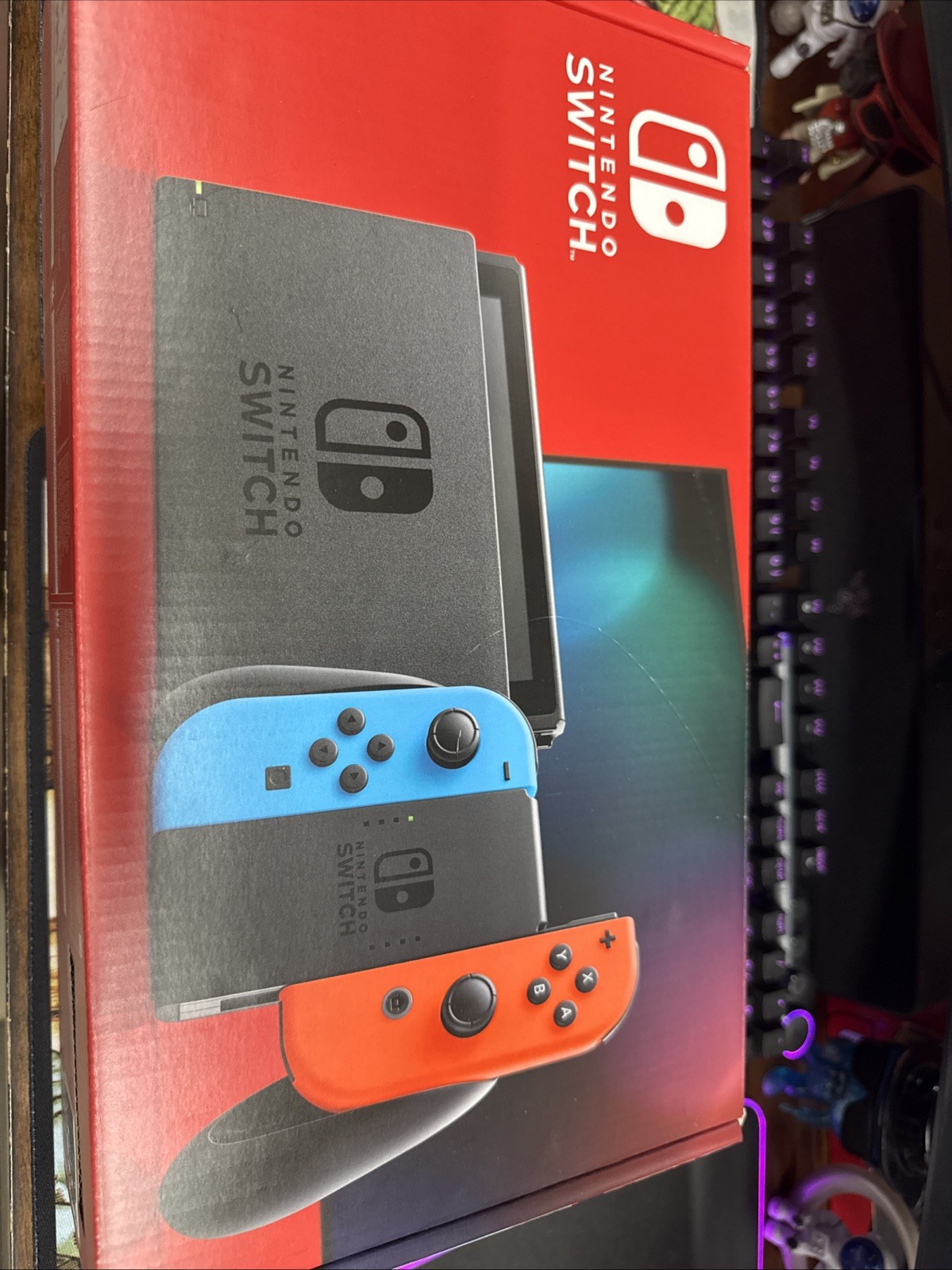 Nintendo Switch 32GB Handheld Console – Neon Red/Neon Blue