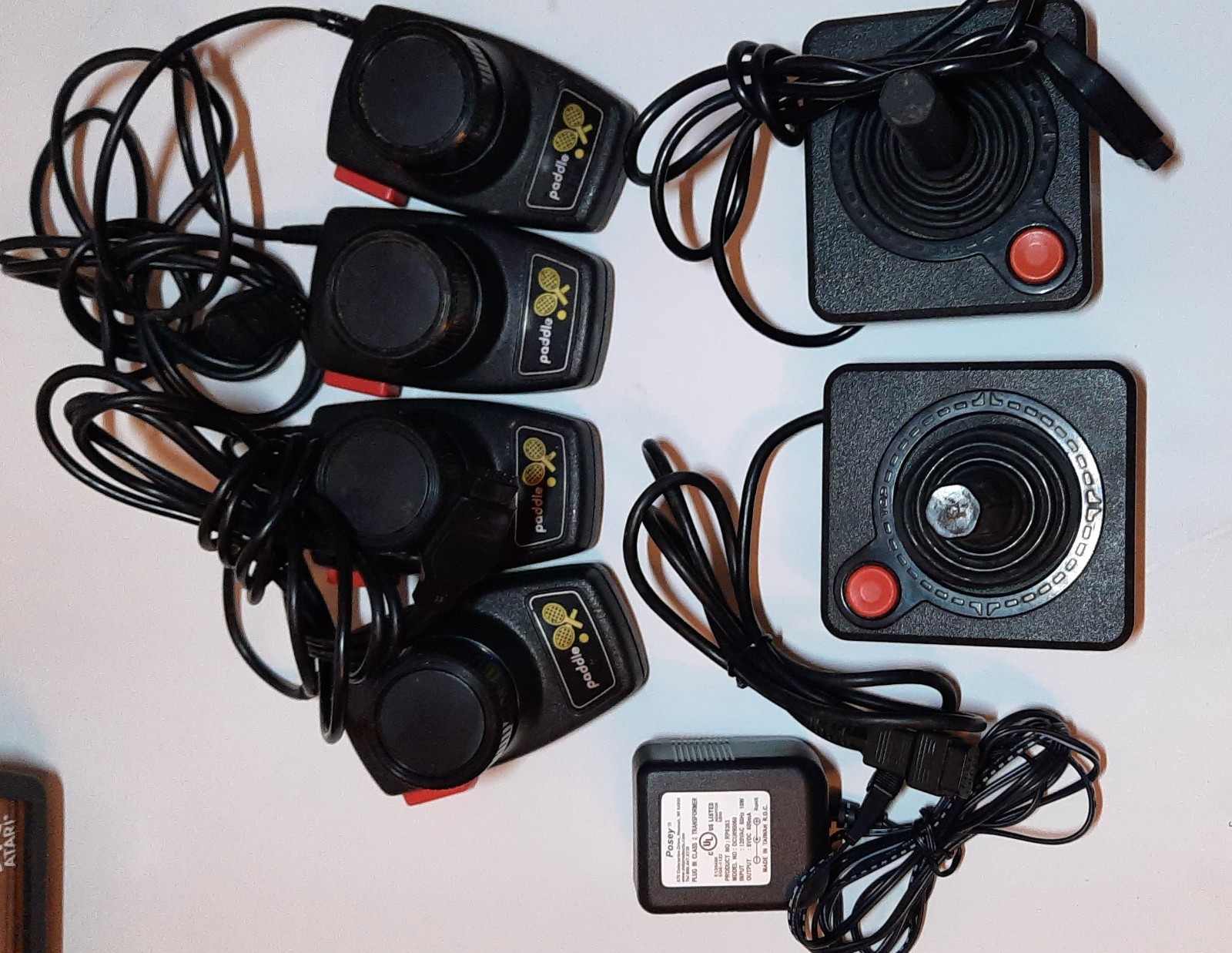 1978 Atari 2600 Six Switch Console Bundle Tested 5 Games Manuals Controllers