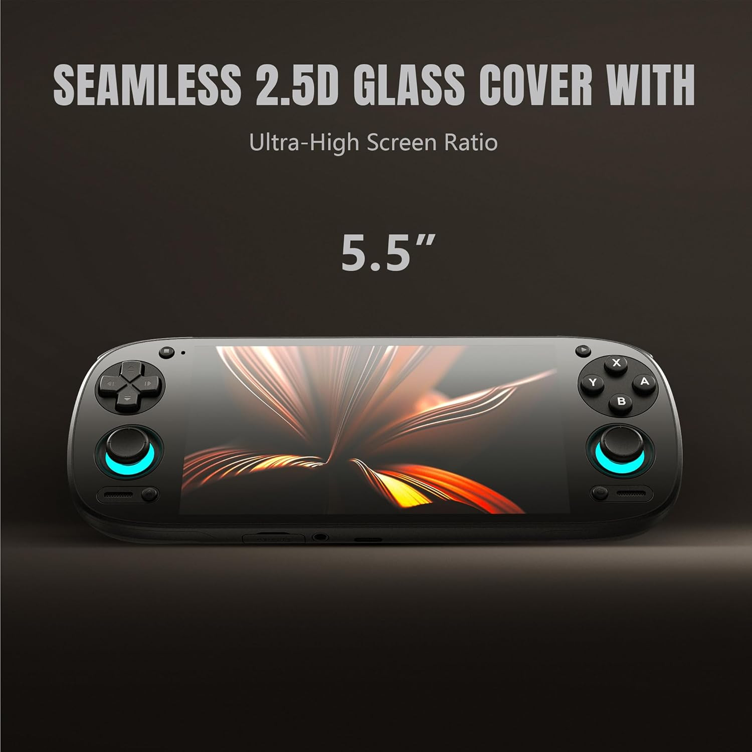 5 Retro Handheld Game Console, 8+128G, 5.5-Inch Touchscreen 1080P Portable Andro
