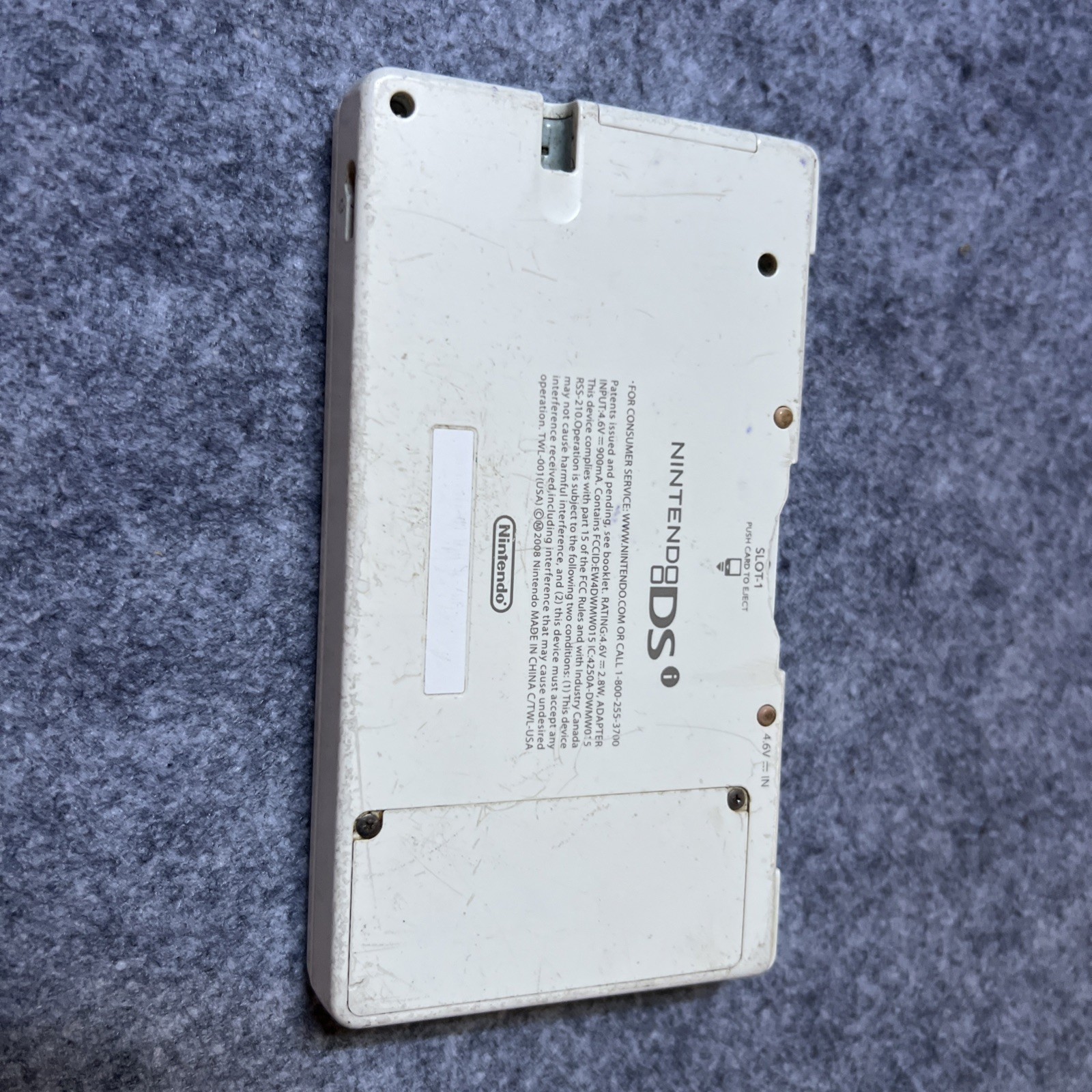 Nintendo DSi Handheld Game Console – White ROUGH Tested!