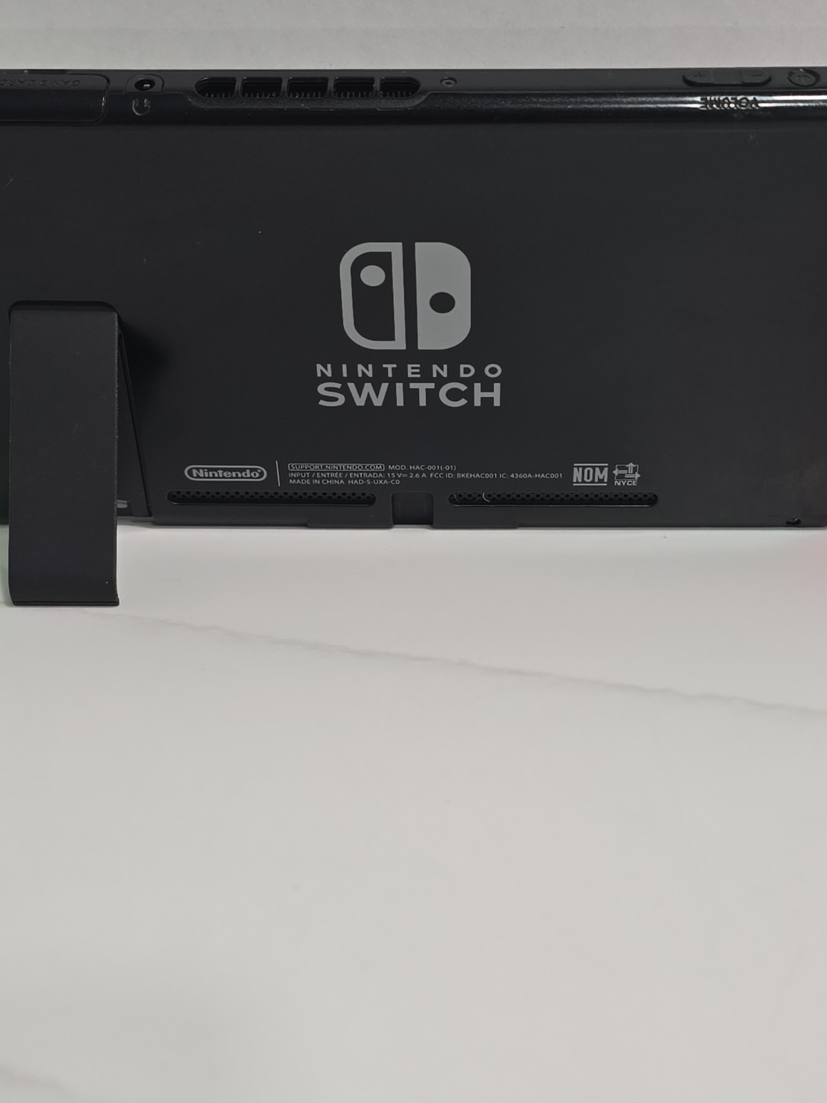 Nintendo Switch Game Console HAC-001 (01) Neon Joycons + Princess Peach Case VGC