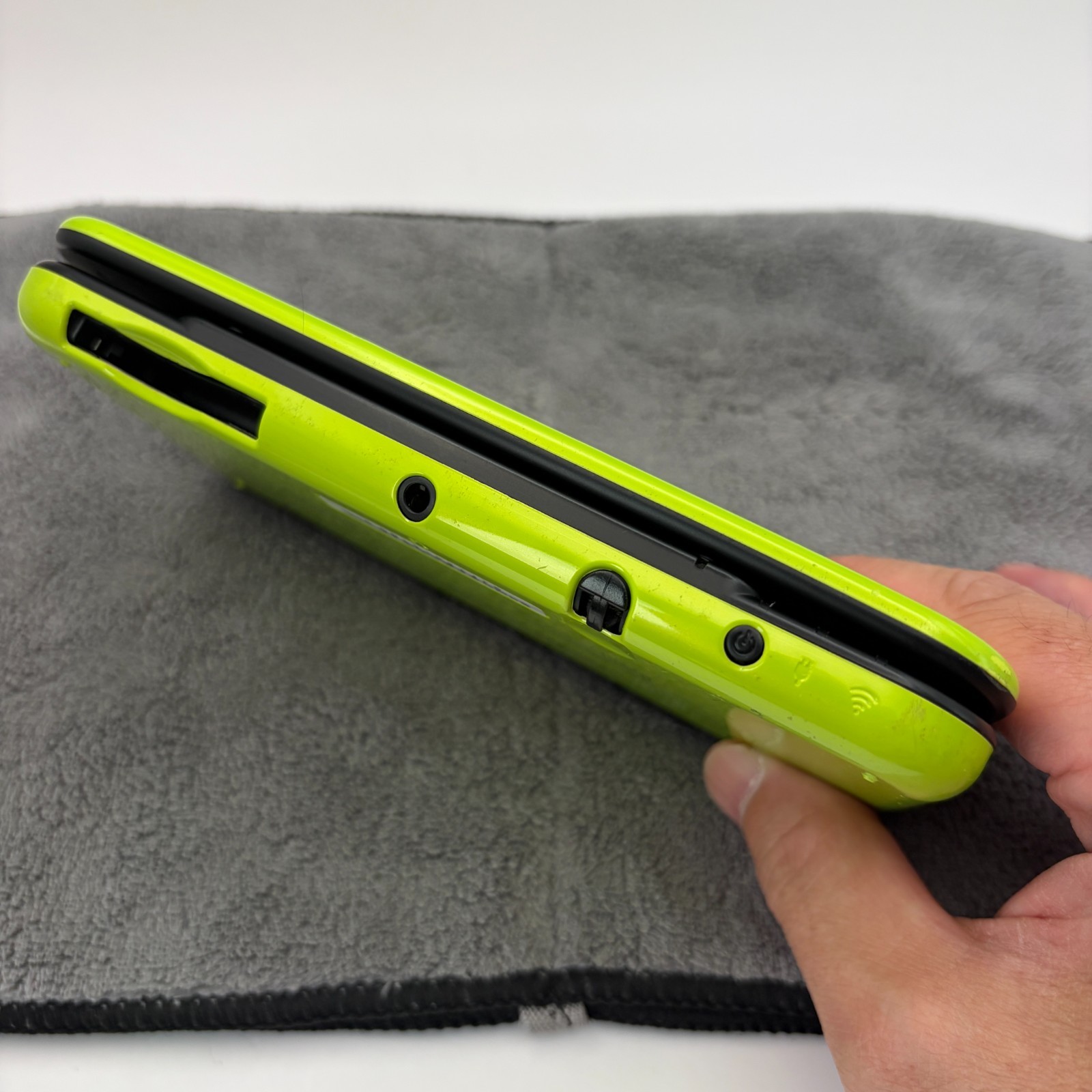 【Excellent5】NEW Nintendo 3DS LL XL Lime black Monster Hunter Game Console