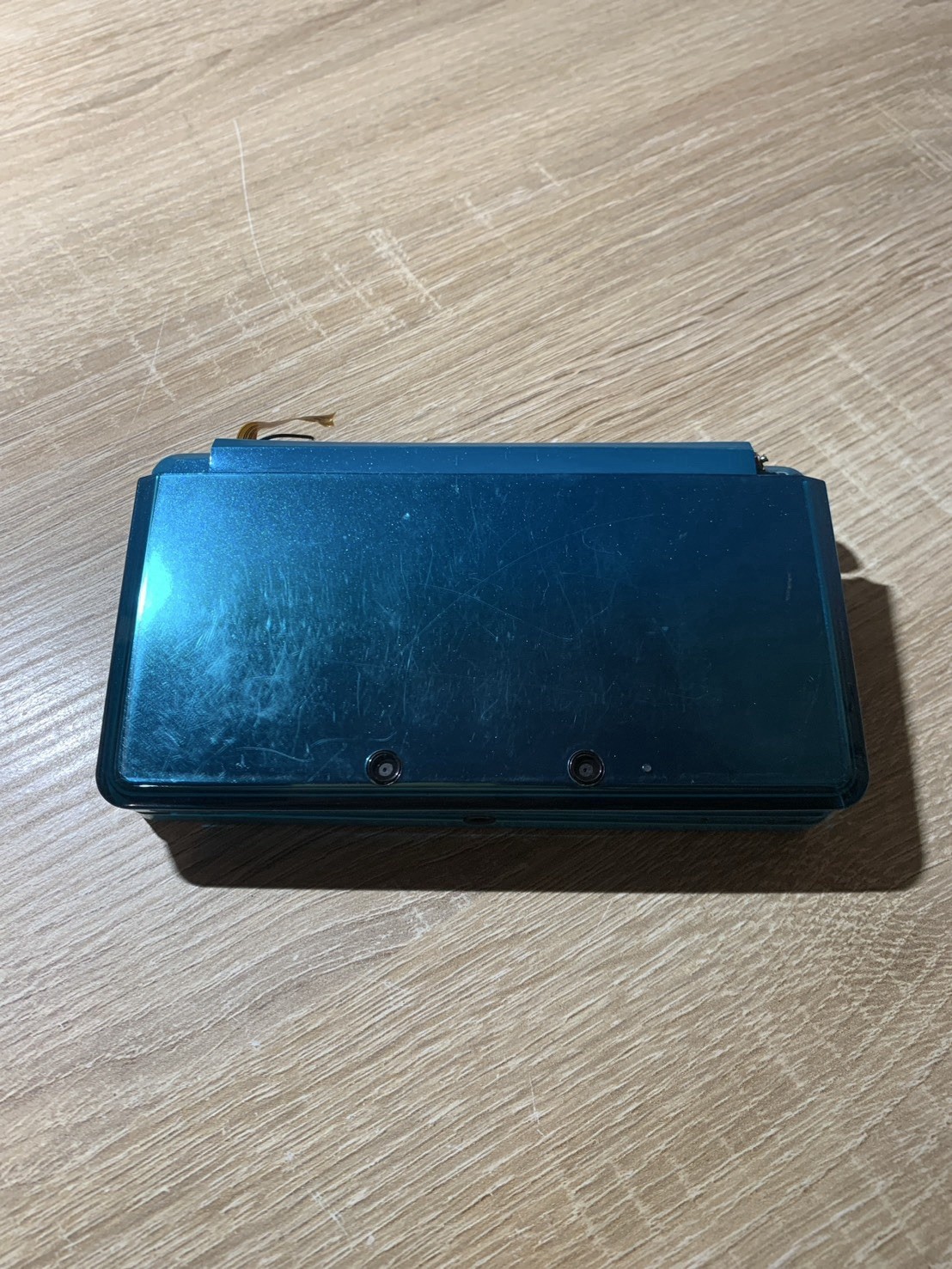 1275 Nintendo 3DS Aqua Blue For Parts