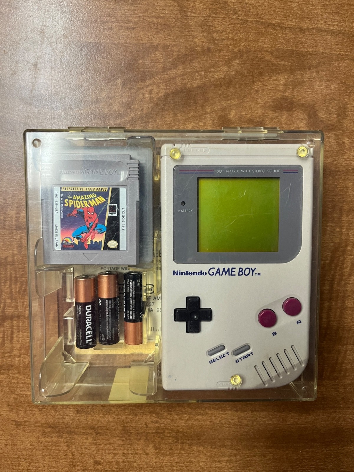 Original GameBoy with 3 games, all manuals plus protective storage case