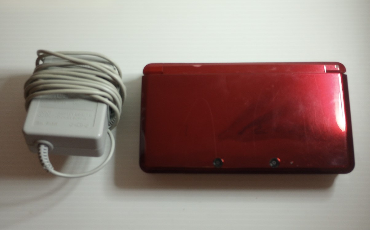 Nintendo 3DS Handheld System – Flame Red CTR-001 (USA) | Working | Good