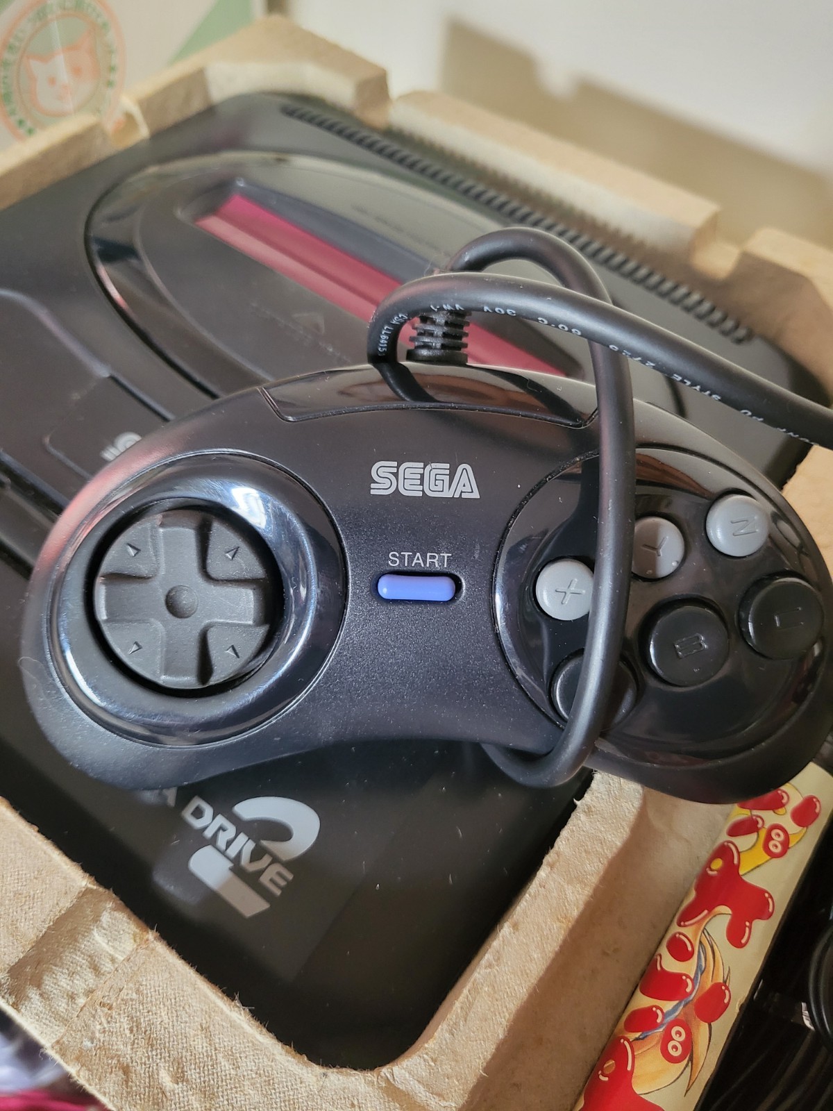 *NOT WORKING* SEGA MEGA DRIVE 2 Plus 1 Console PUYO PUYO MD Japan Import