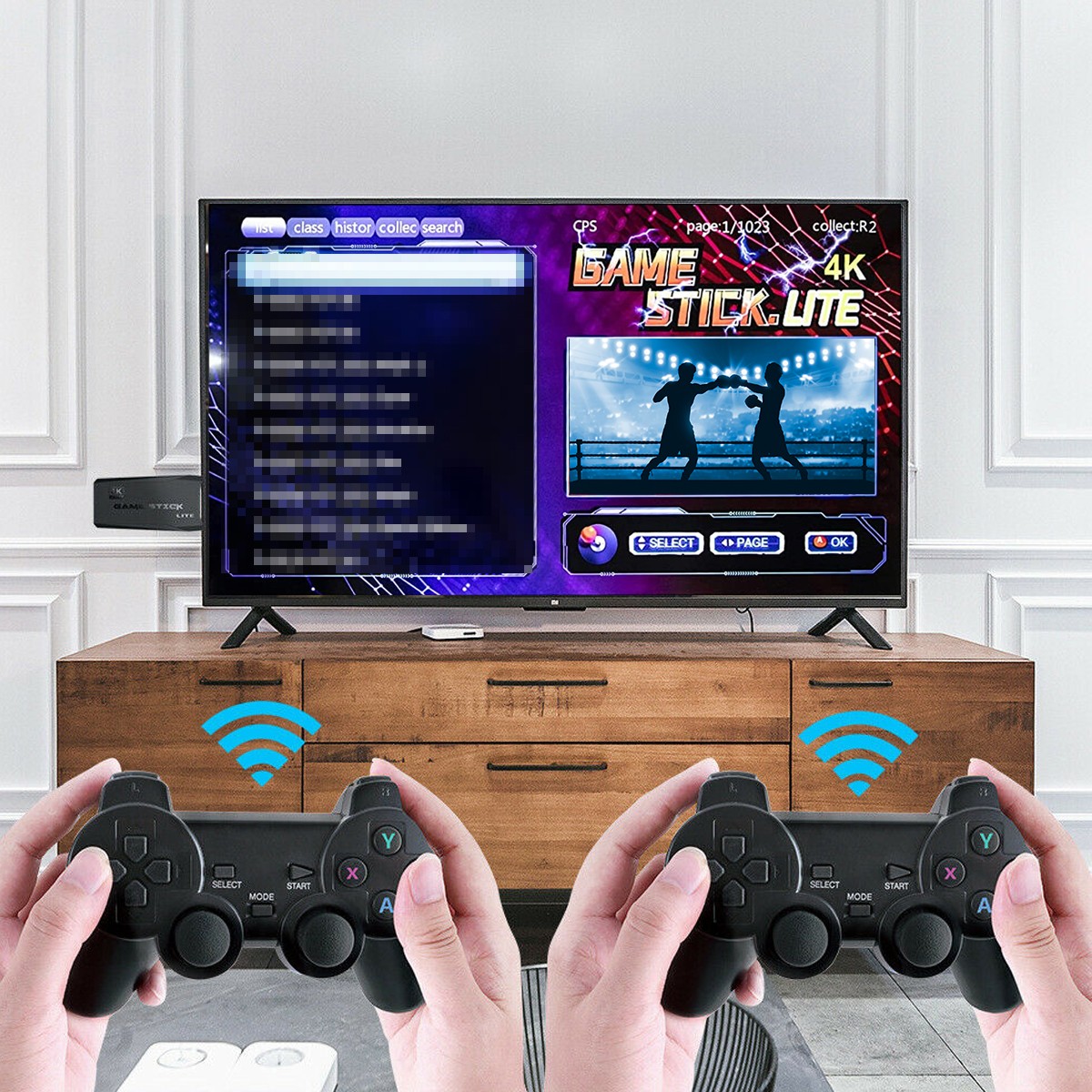 Video Game Console Retro 40000+ Games TV Stick 4K HDMI &2 Wireless Controller US