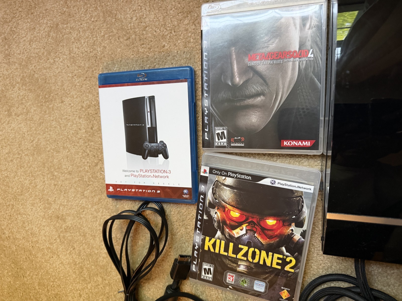 PlayStation 3 Metal Gear Solid 4 Killzone 2 bundle