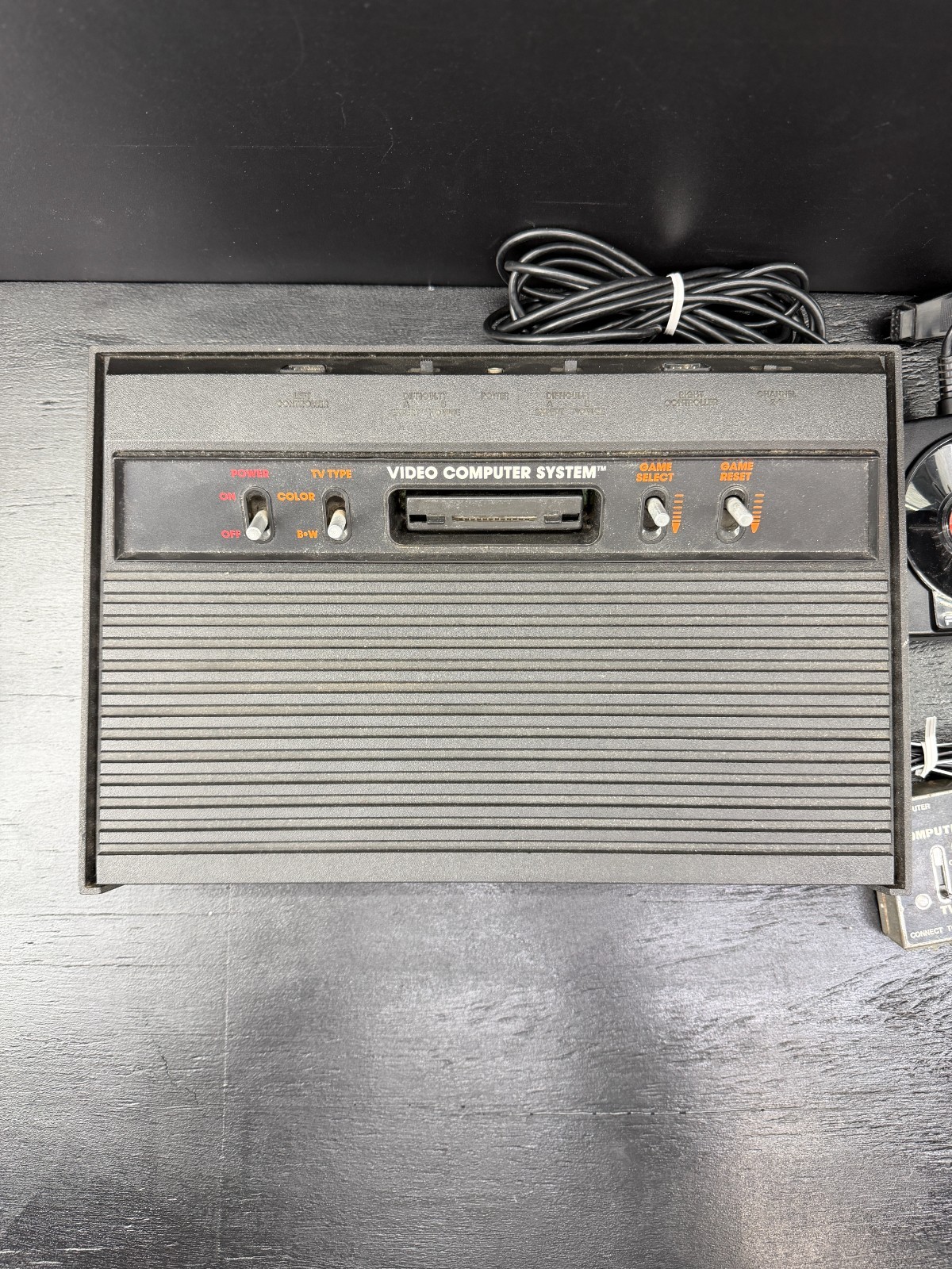 Atari 2600 Darth Vader CX-2600A Console Lot of 8 Games Pac-Man Asteroids Frogger