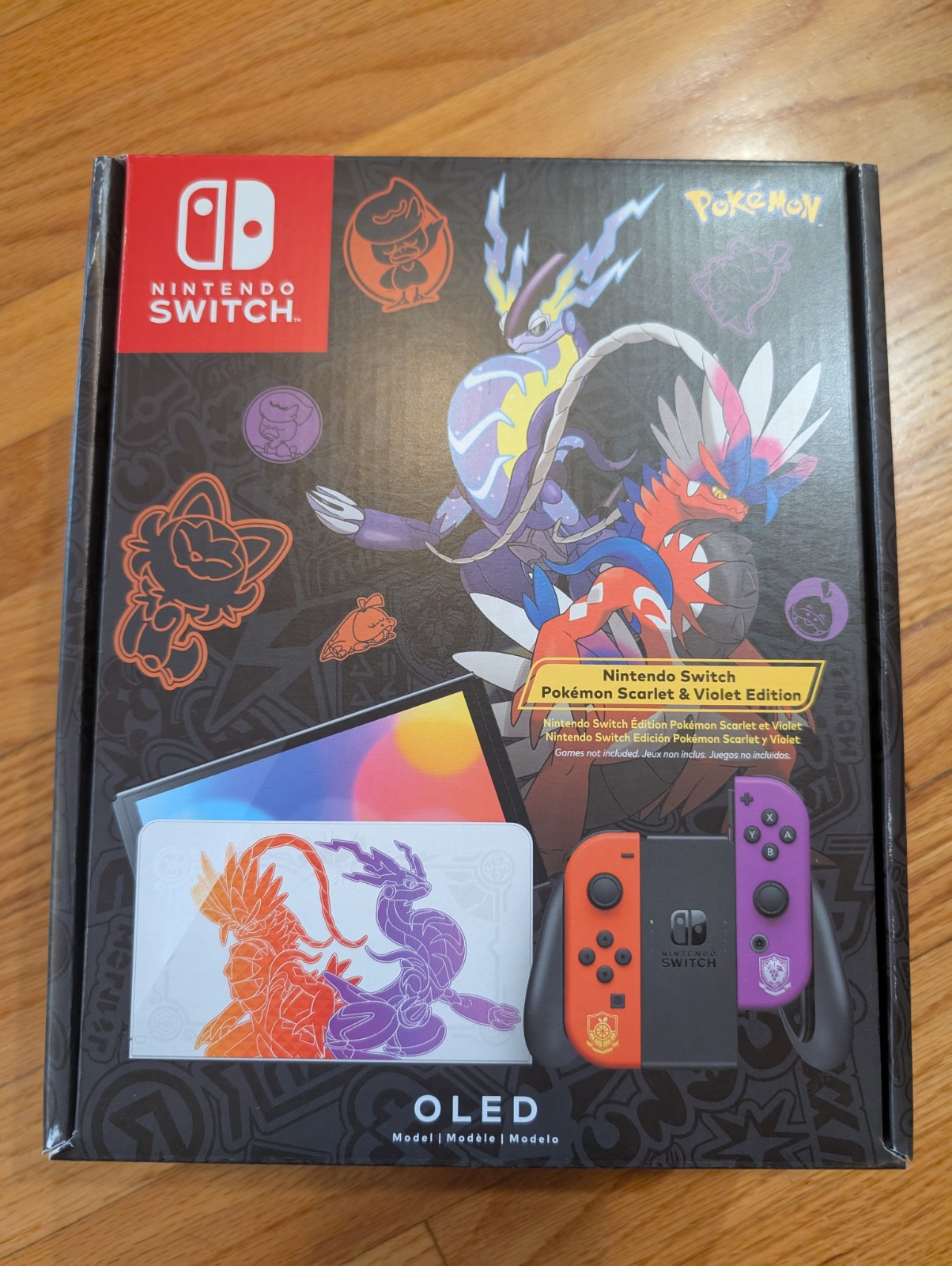 NEW RARE Nintendo Switch Pokemon Scarlet & Violet OLED Collector’s US Edition