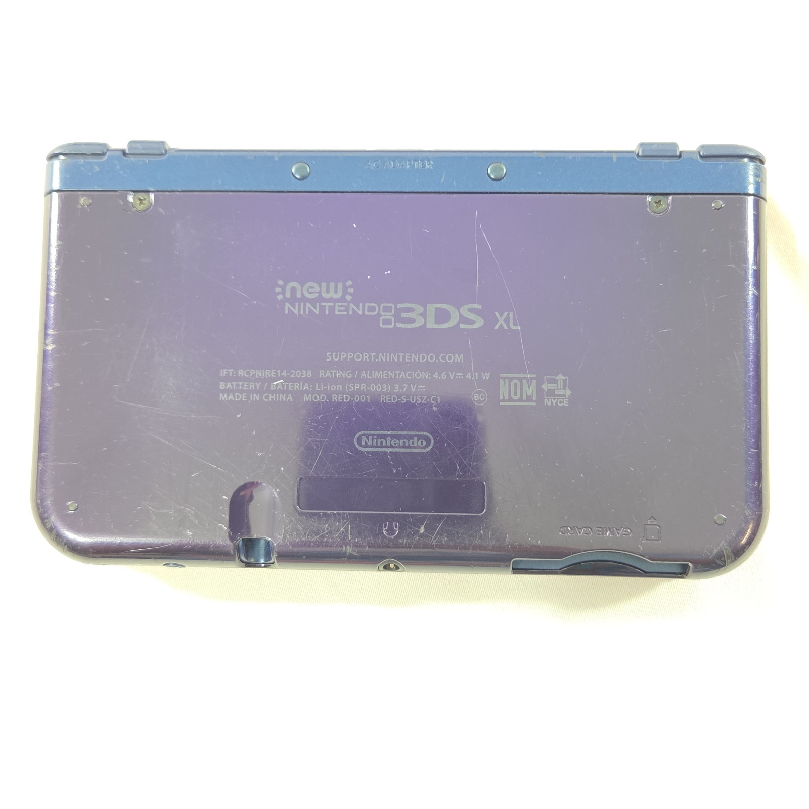 Nintendo 3DS XL Galaxy Edition Handheld System FOR PARTS OR REPAIR ONLY READ