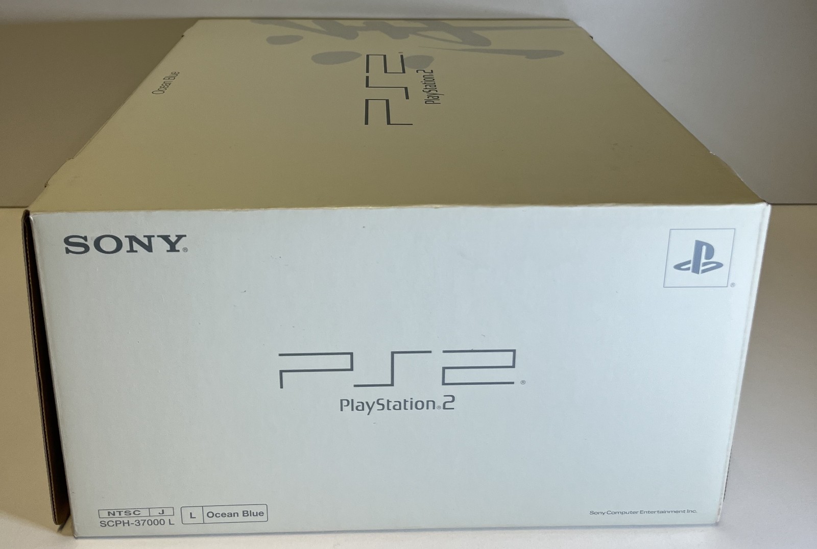 PLAYSTATION 2 LIMITED EDITION OCEAN BLUE SCPH 37000 L JAPAN 2002 CONSOLE