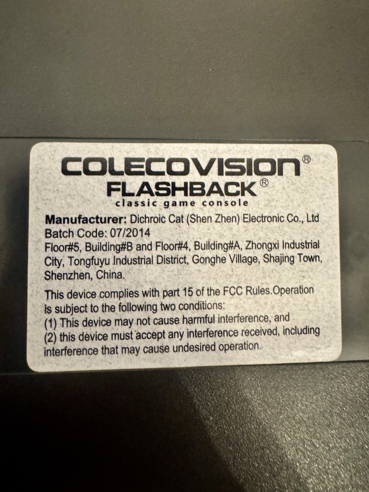 AtGames ColecoVision 32MB Black Game Console