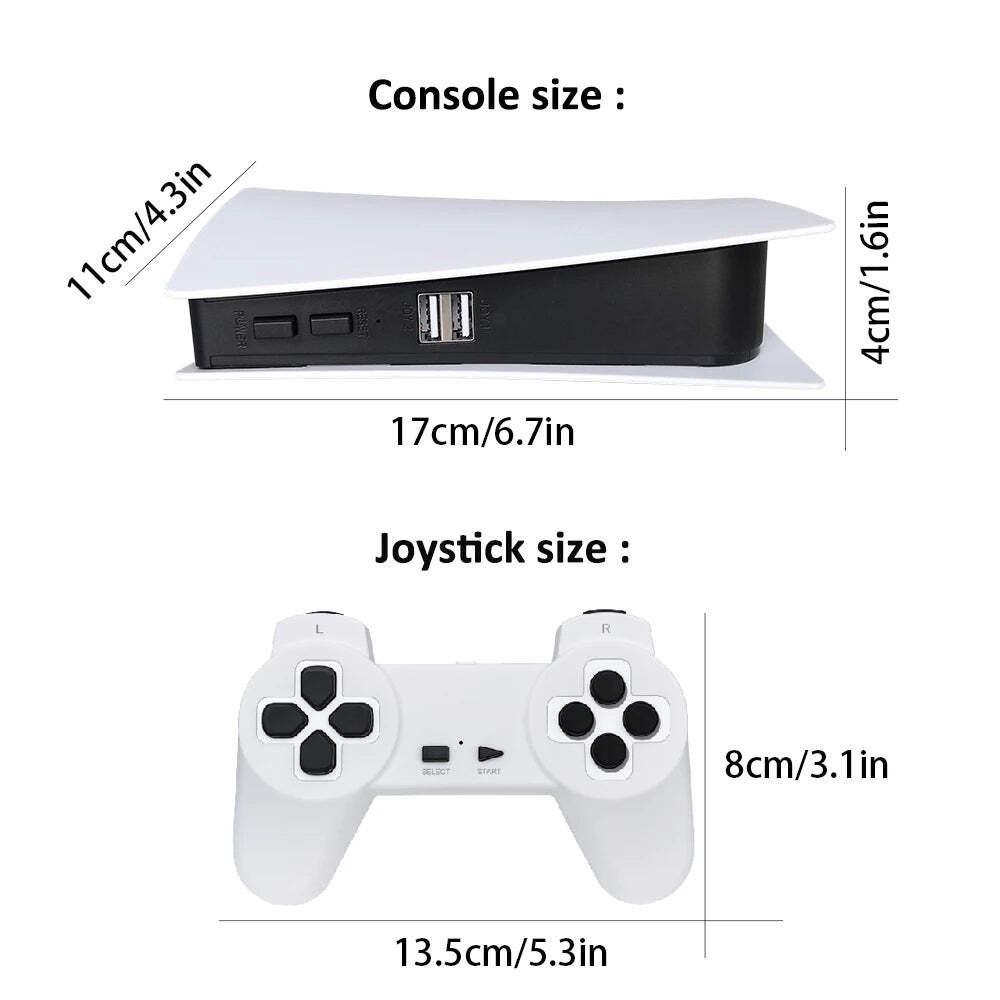 New GS5 4K HD 8Bit Game Stick Mini TV Video Handheld Game Console Wireless Plug&