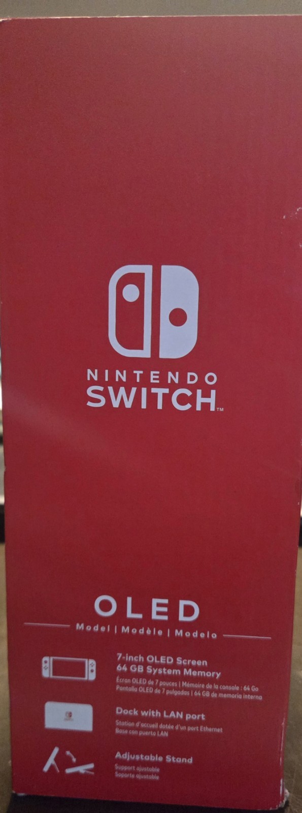 Nintendo Switch OLED Model HEG-001 Handheld Console – 64GB – White