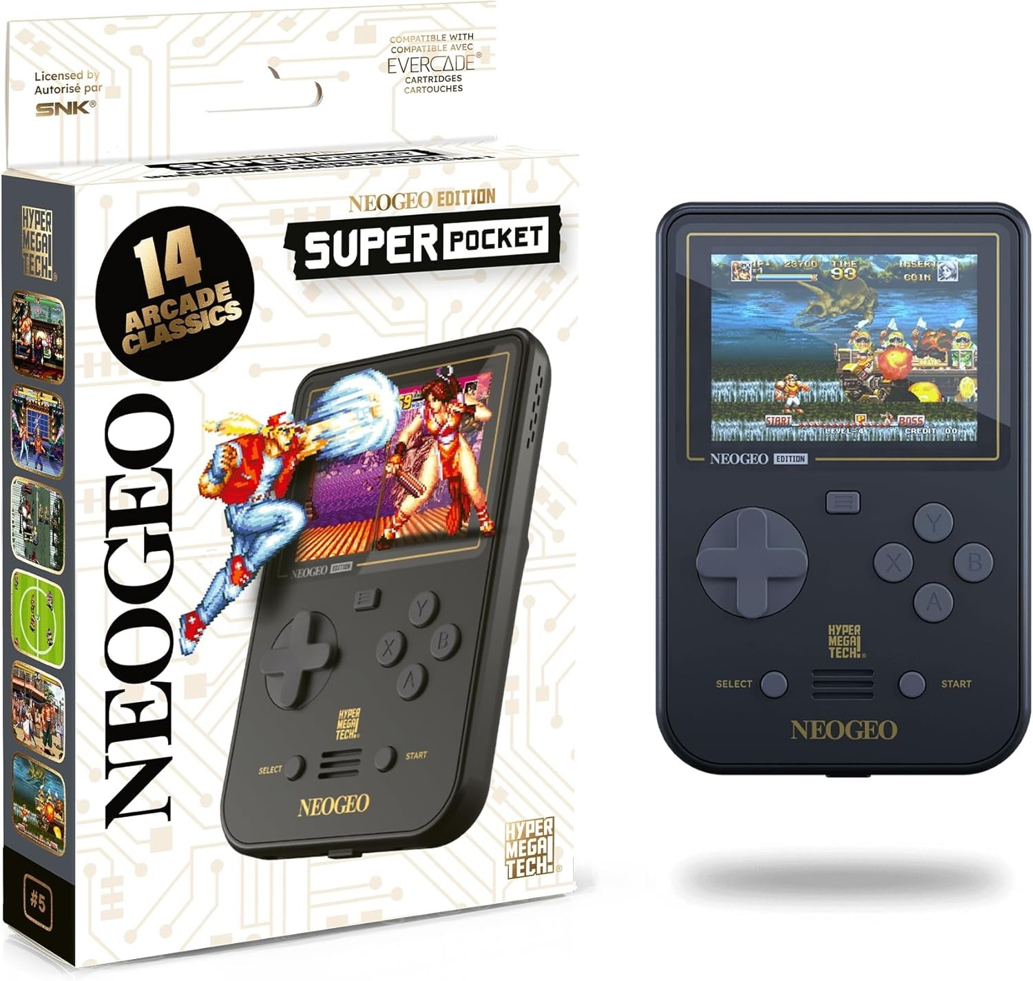 BRAND NEW Evercade NEOGEO Super Pocket Limited Edition Arcade Metal Slug MVS AES