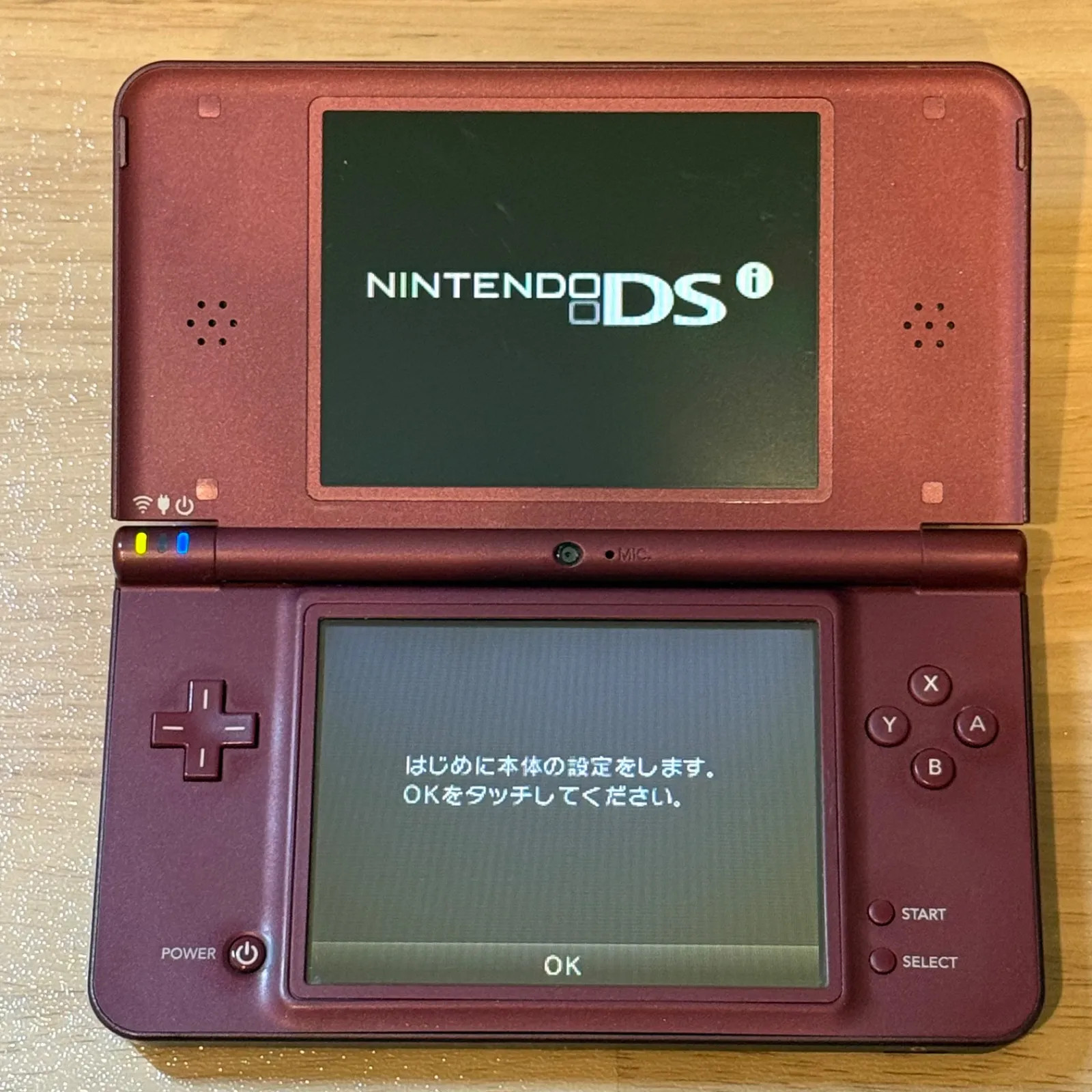 Nintendo DSi LL Wine Red Console Tested Working Region Free Stylus Included