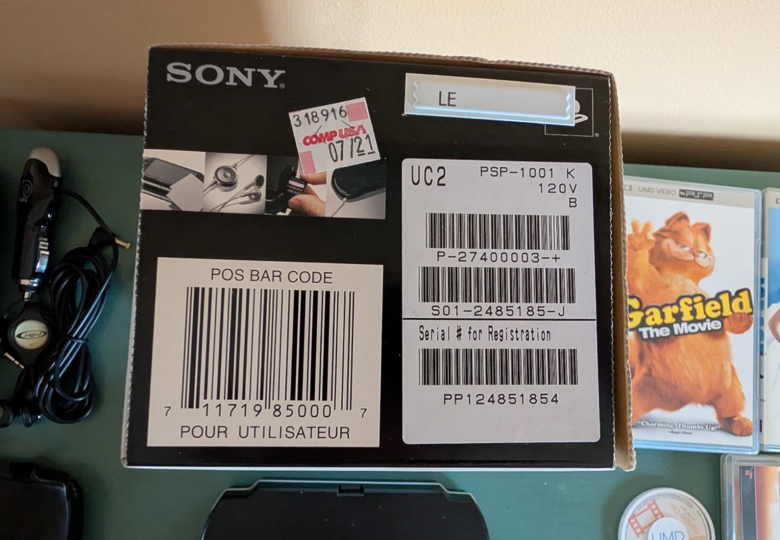 Sony Playstation PSP-1001 Handheld Game Console Bundle