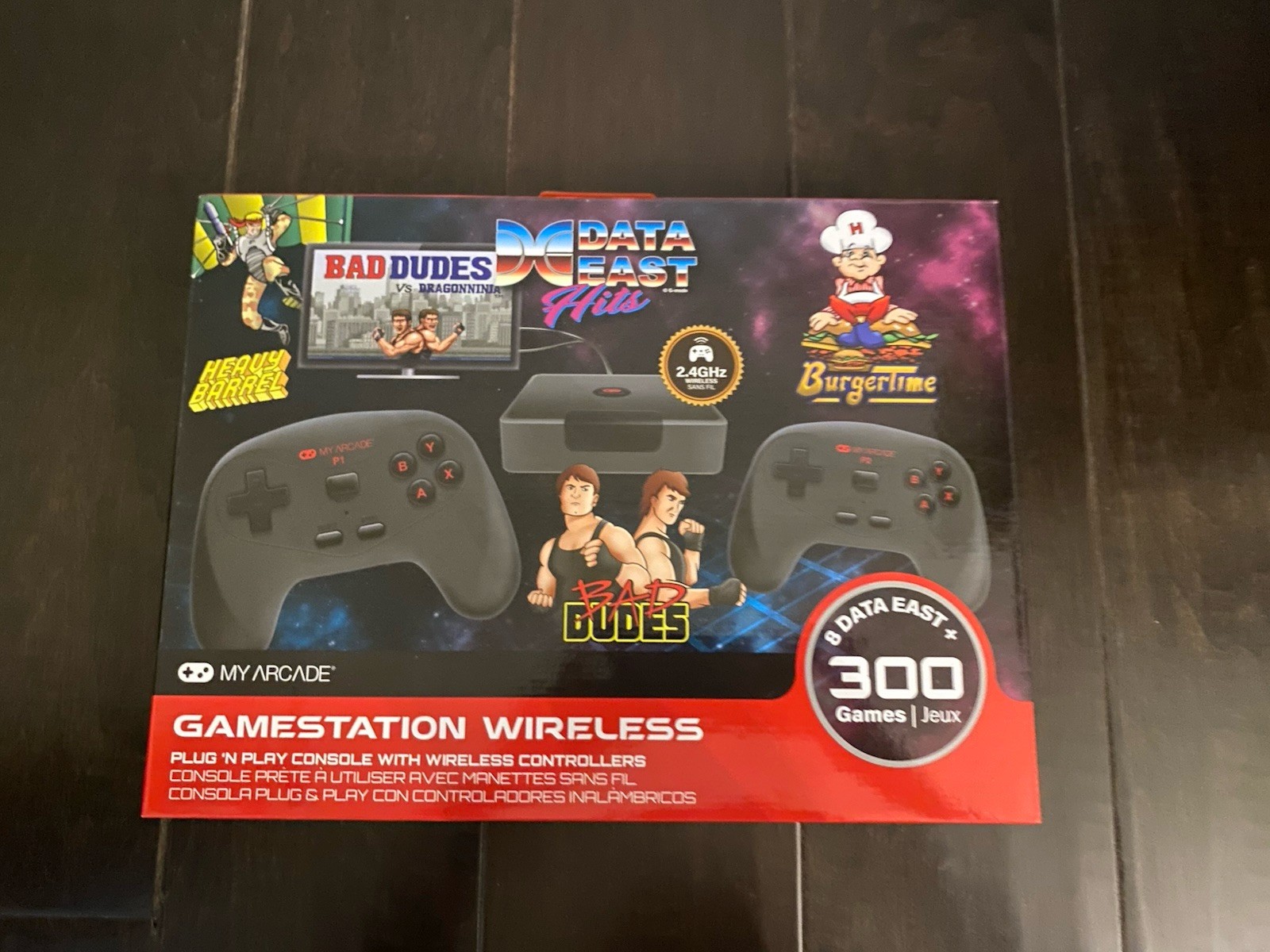 BRAND NEW MY ARCADE GameStation Wireless Plug & Play Console 300+ Games