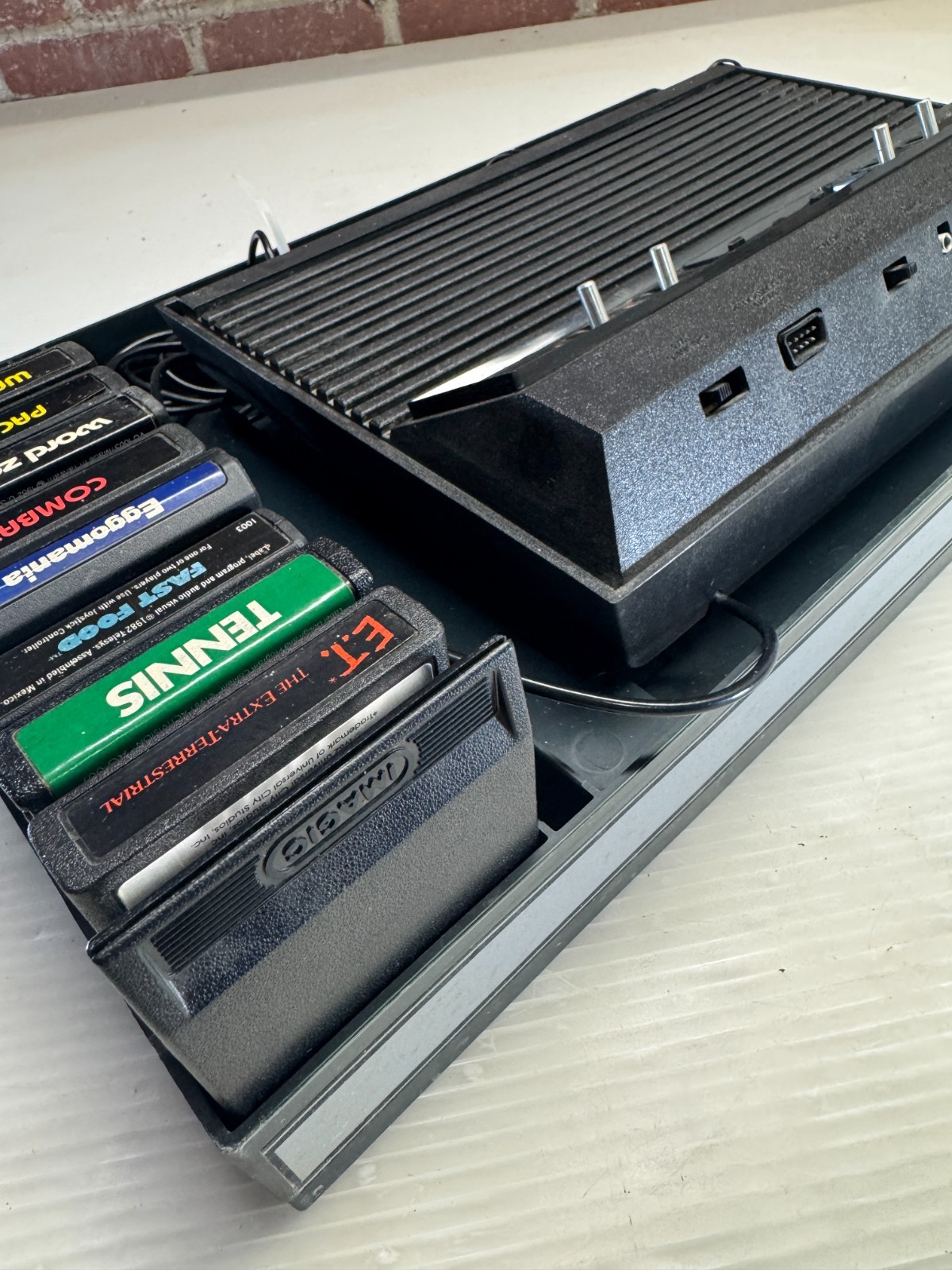 Vintage Atari 2600 Video Computer System Console w/ 9 Games No Controllers