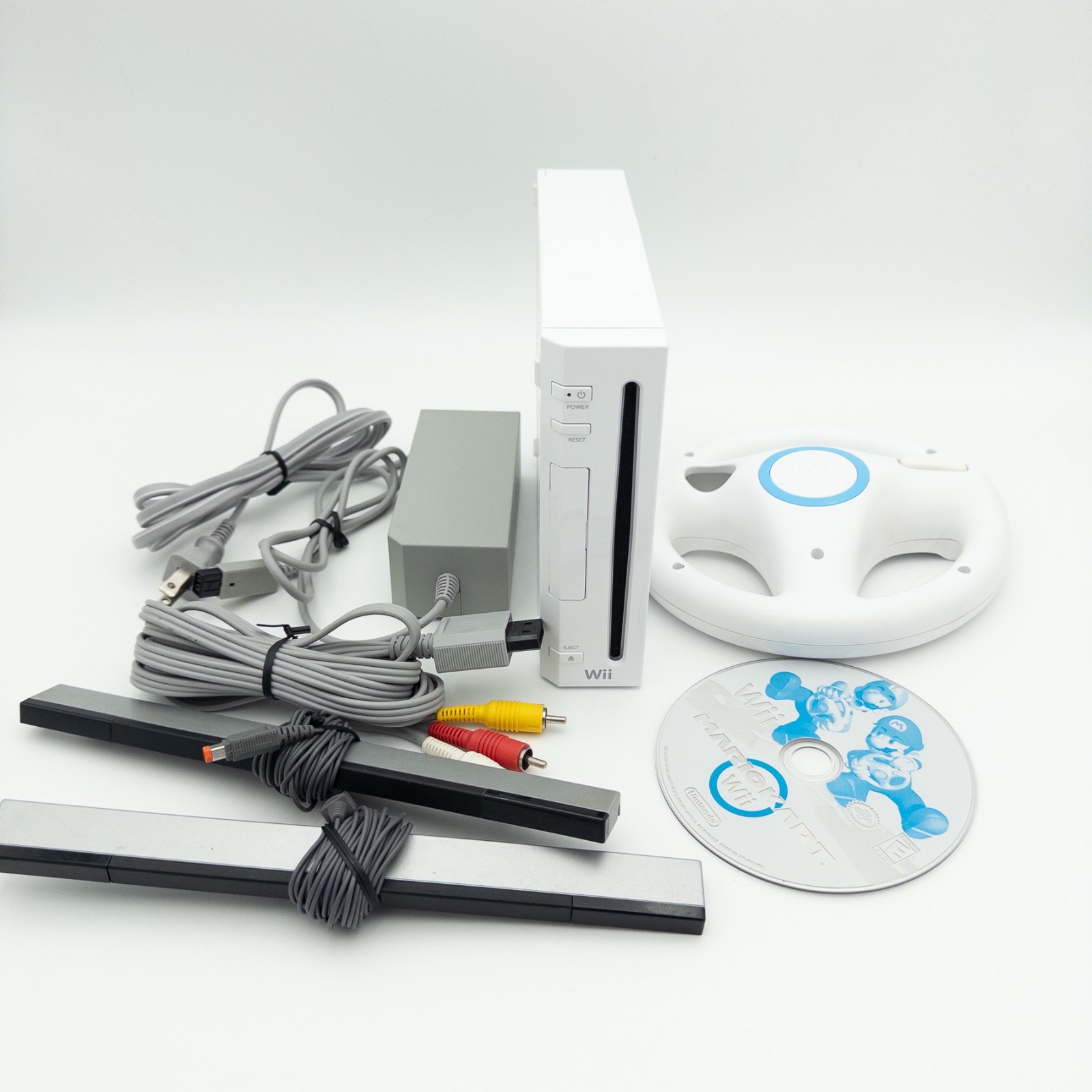 Nintendo Wii Console Bundle Tested RVL-001 USA White Tested No Controllers