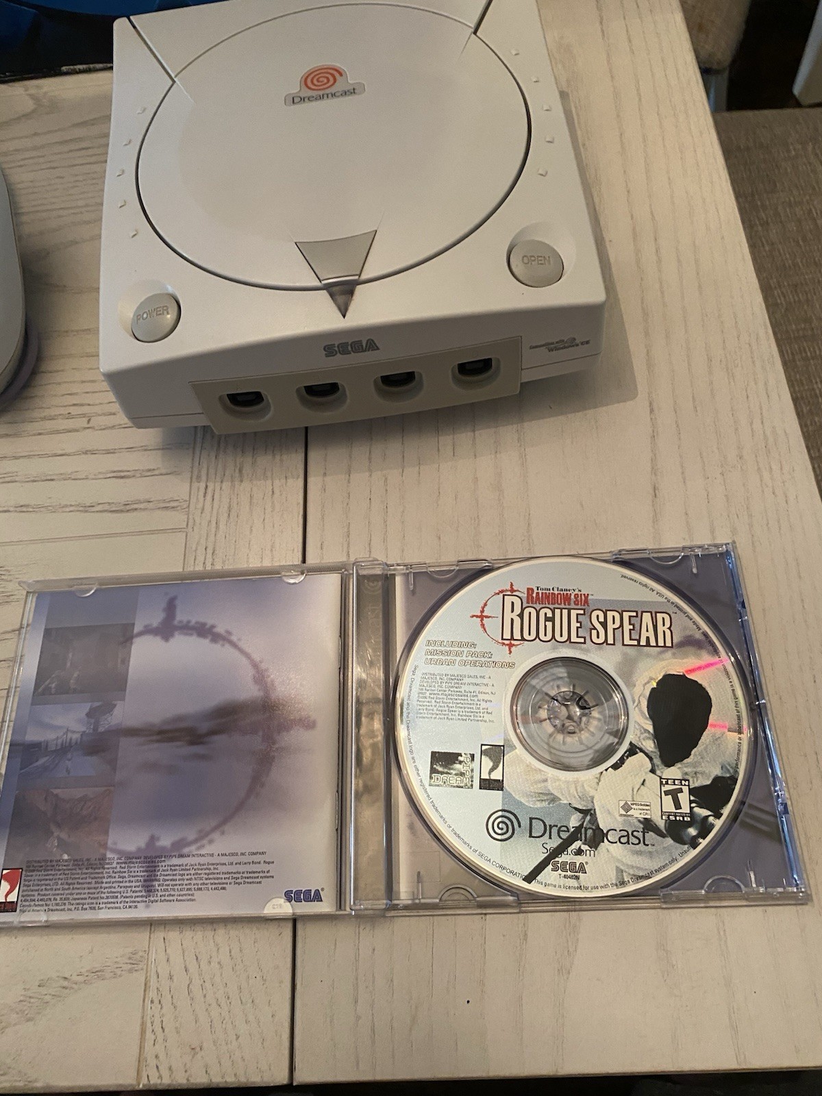 Original SEGA Dreamcast Launch Edition Console Bundle With 2 Games Amazing Cond.