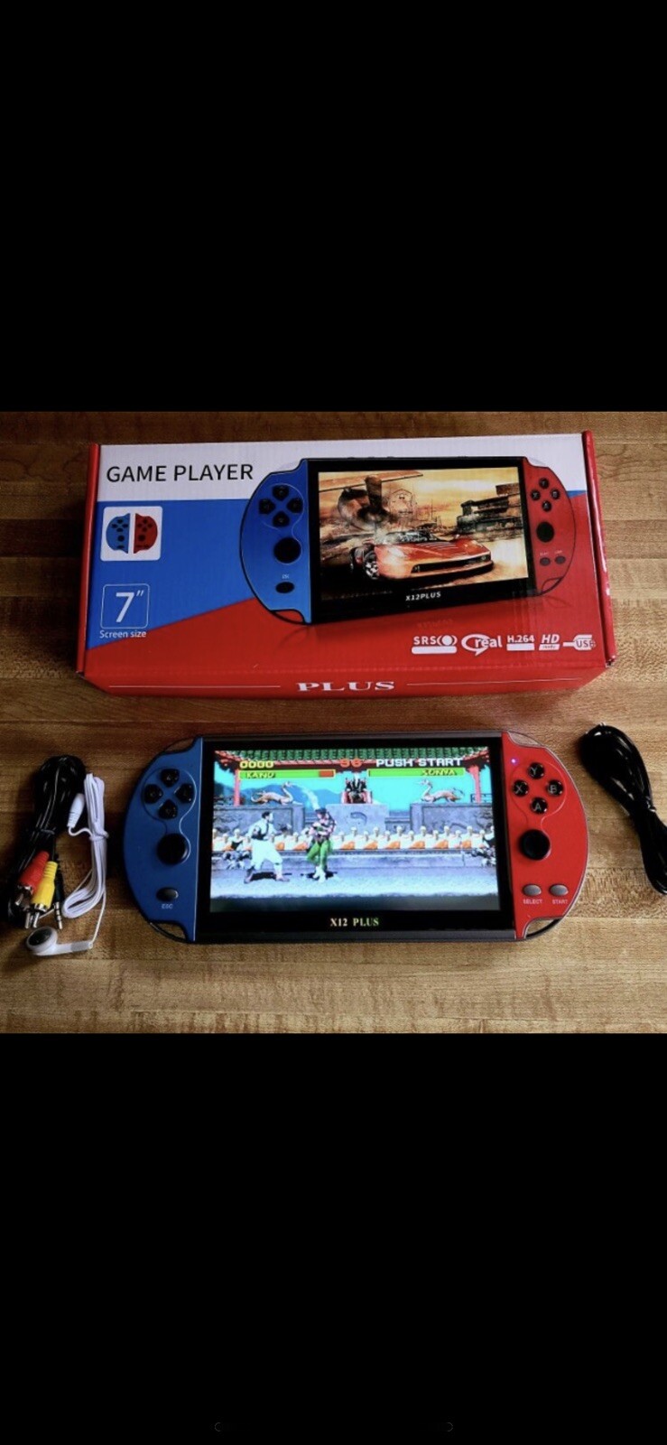 Handheld Game Player 7.1” 16 GB Built-in 3,000 Classic Games Installed