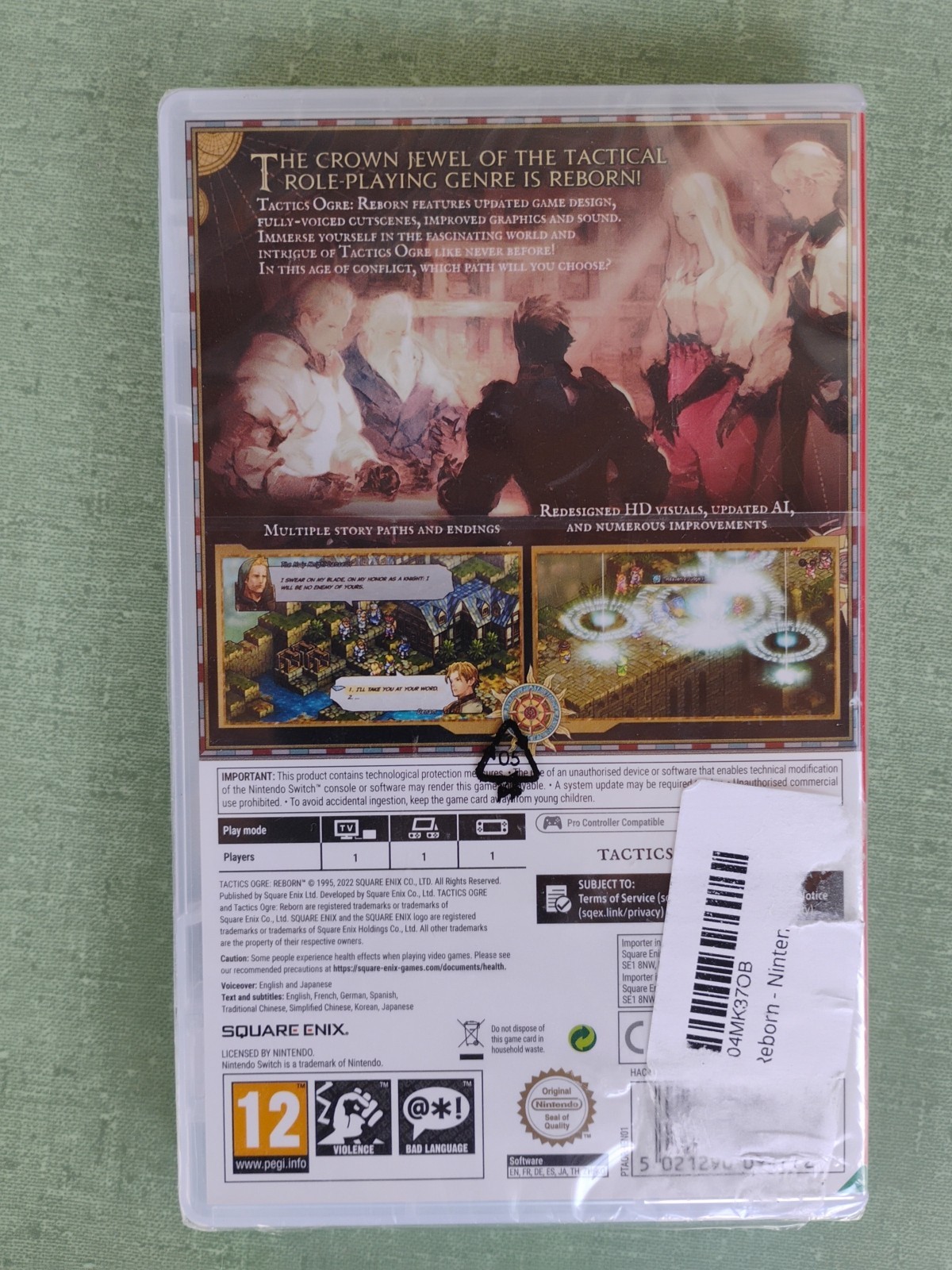 Tactics Ogre: Reborn Nintendo Switch Brand New Game Special (2022 Tactical)
